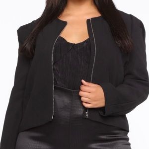 Black blazer jacket